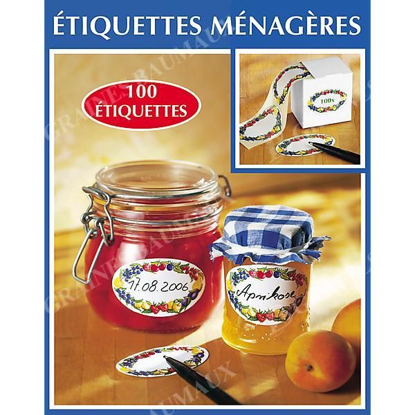 ÉTIQUETTES MÉNAGÈRES