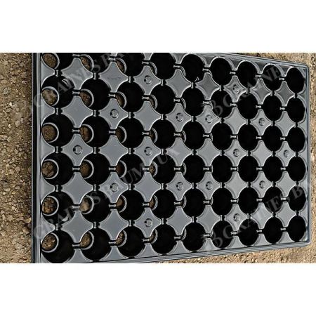 PLAQUES de SEMIS-BOUTURAGE RÉCUPÉRABLES 54 alvéoles de 4,4 cm de Ø