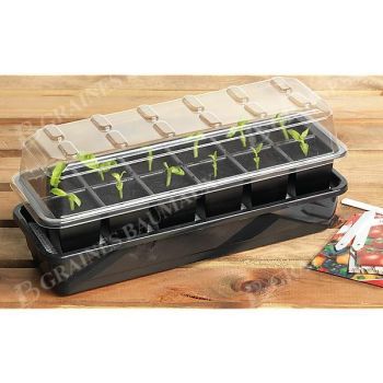 BACS à SEMIS AUTO-IRRIGUANTS 12 alvéoles