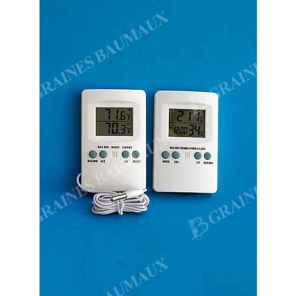 THERMOMÈTRE MINI-MAXI SONDE 2 LECTURES