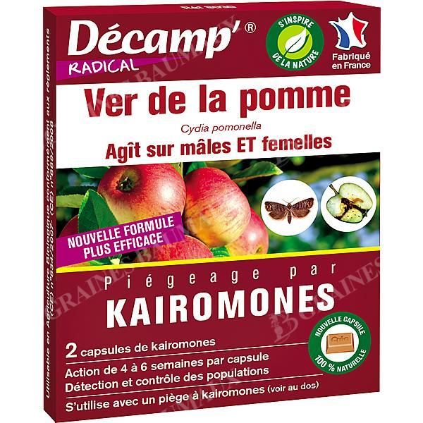 KAIROMONE contre le VER de la POMME