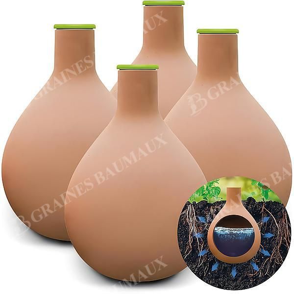 OLLA POT d’IRRIGATION en terre cuite 3,7 litres