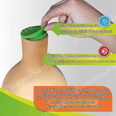 OLLA POT d’IRRIGATION en terre cuite 3,7 litres
