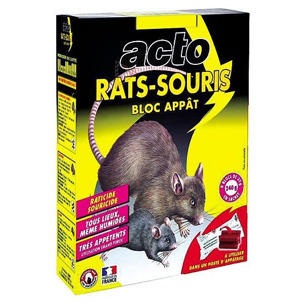 BLOCS APPÂTS RATS-SOURIS