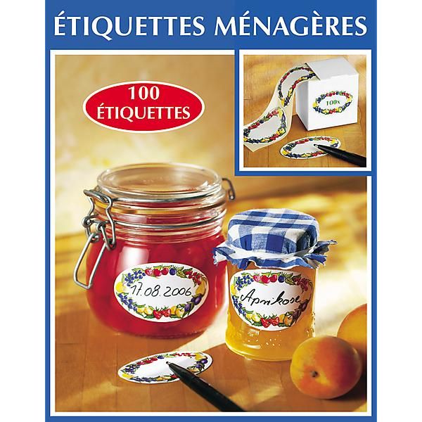 ÉTIQUETTES MÉNAGÈRES