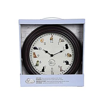 HORLOGE MURALE CHATS 2