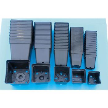 GODETS CARRÉS 9 x 9 cm de côté